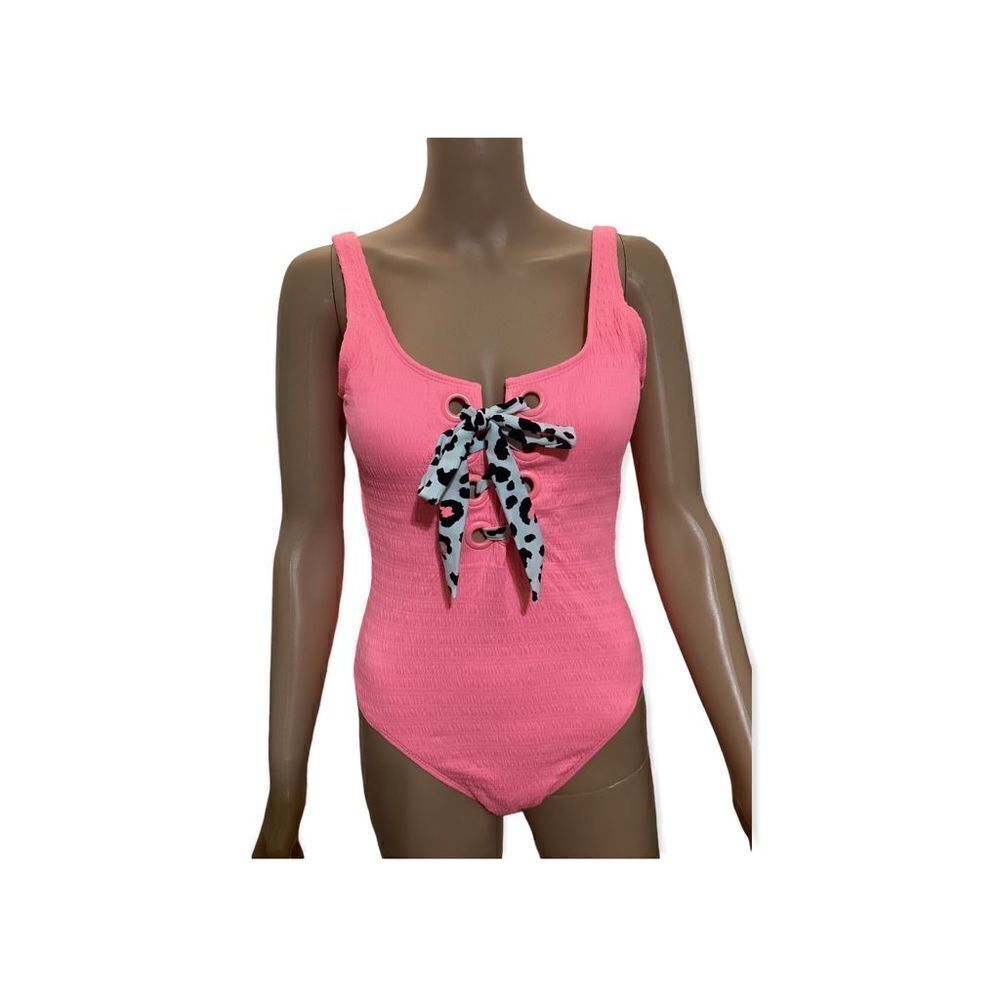 New No Boundaries Pink One Piece Swimsuit M